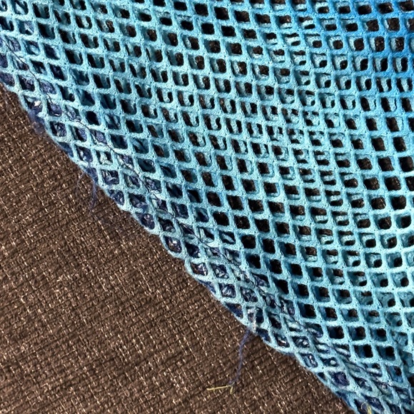 Patbo blue netted cover up ombré pants small - Picture 5 of 7